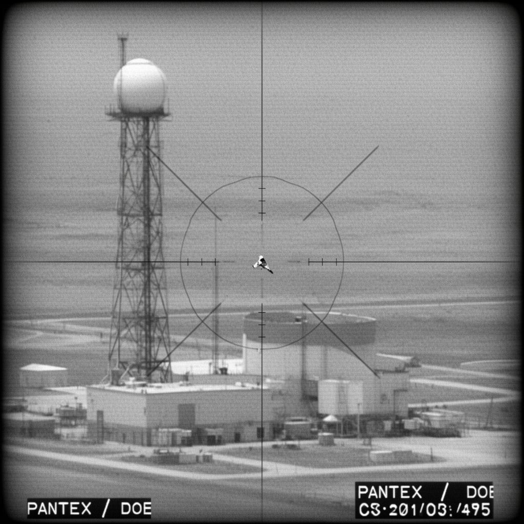 Enhanced PANTEX Imagery — Radar-Tower Capture